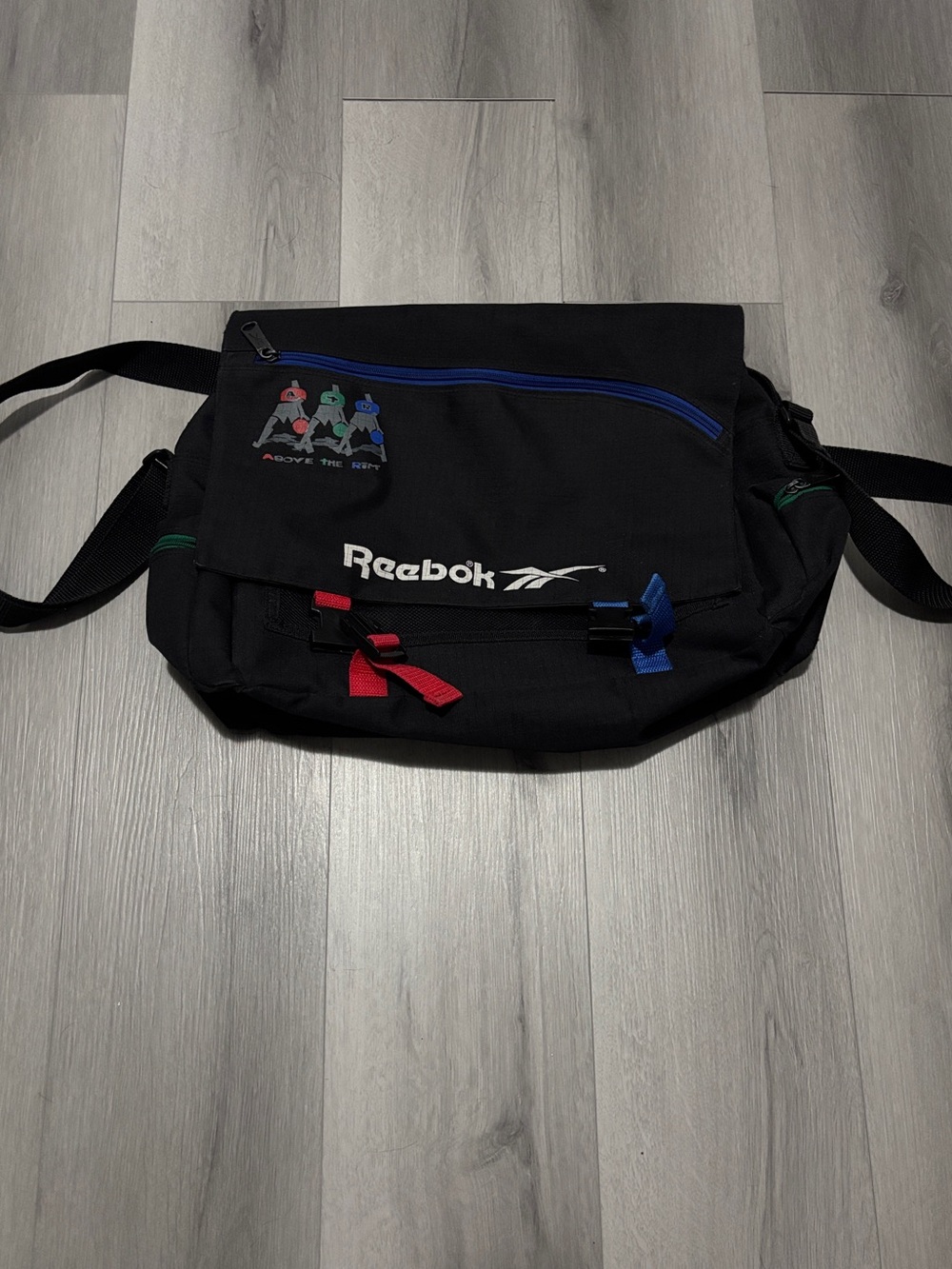 Vintage 1993 Reebok Above The Rim Messenger Bag